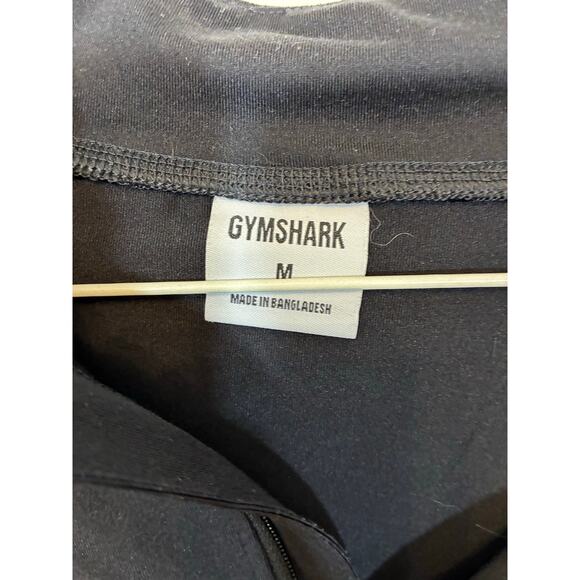 Gymshark TRAINING 1/4 ZIP Regular Fit Black Gym Athleisure Loungewear M Casual - Picture 4 of 6